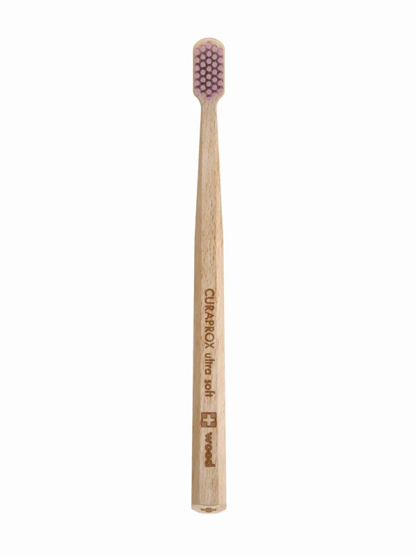 Curaprox Wood Toothbrush (Pink)